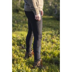Outdoor tights dame sorte | Finnveden Active Pinewood