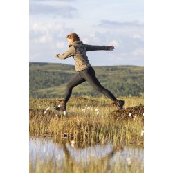 Outdoor tights dame sorte | Finnveden Active Pinewood