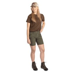 Outdoor shorts dame mosgrnne | Abisko Light Stretch Pinewood