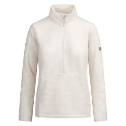 Fleecetr�je dame - lomme foran. R�hvid | Ribes Trespass