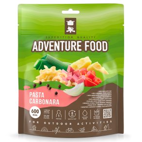 Frysetrret mad - pasta carbonara | Adventure Food