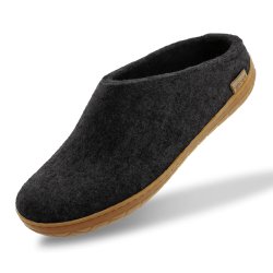 Tfler i uld med naturgummisl honey koksgr | Glerups