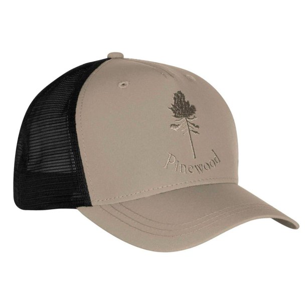 Kasket med mesh-net mole brown | Finnveden Sports cap Pinewood