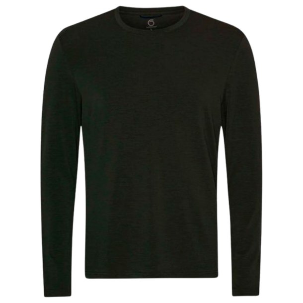 Merino baselayer herre langrmet sort | Superino Thor Superstainable