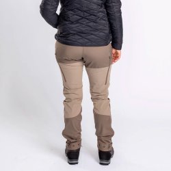 Outdoor bukser dame mole brown hjt vandsjletryk | Abisko Brenton Pinewood