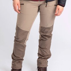 Outdoor bukser dame mole brown hjt vandsjletryk | Abisko Brenton Pinewood