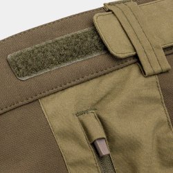 Outdoor bukser herre mrk olivengrnne vandttte kort benlngde | Finnveden Hybrid Extreme Pinewood