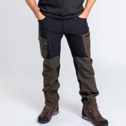 Outdoor bukser herre grnne/sorte | Finnveden Trail Hybrid Pinewood