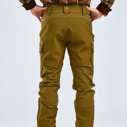 Outdoor herrebukser med str�k. Olivengr�n. Vandt�tte | Furudal hunters Pinewood