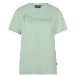 Outdoor dame-t-shirt - lys gr�n. �kologisk bomuld | Life Pinewood 