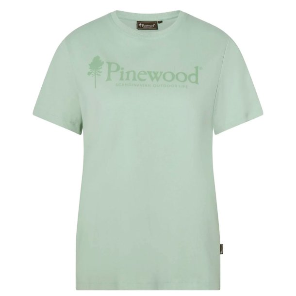 Outdoor dame-t-shirt - lys gr�n. �kologisk bomuld | Life Pinewood 