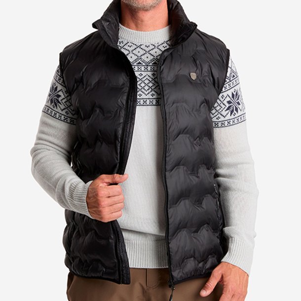 Outdoor vest herre sort. Fiberfyld | Maverick Tuxer
