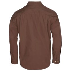 Outdoor herreskjorte m�rk oliven. Lang�rmet |  Insectsafe Poplin Pinewood