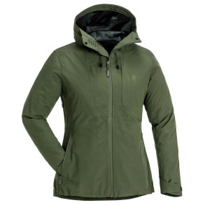 Outdoor jakke dame grn vind & vandtt ndbar | Abisko Telluz Pinewood