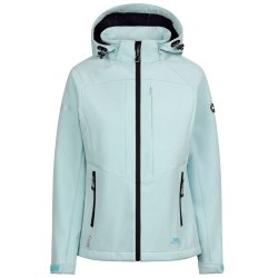 Outdoor jakke dame softshell mintgrn vandafvisende | Fryatt Trespass