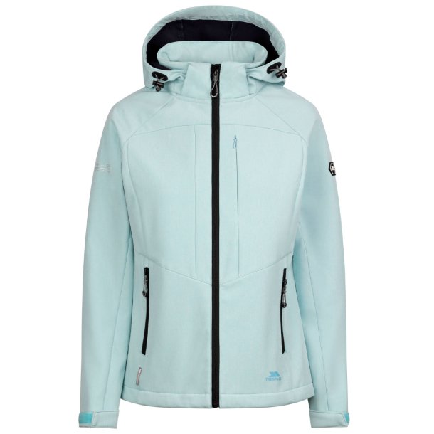 Outdoor jakke dame softshell mintgrn vandafvisende | Fryatt Trespass