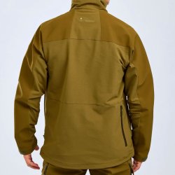 Outdoor jakke herre olivengr�n med str�k. Vind- og vandt�t | Furudal Hunters hybrid Pinewood