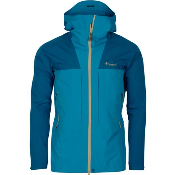 Outdoor jakke herrer azurbl / mrkazurbl Vandtt | Abisko Trekking 3-lag Pinewood