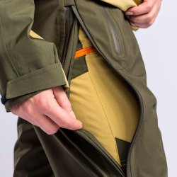 Overtrksbukser; Vind-, vandttte og ndbare. Dame grn | Abisko Telluz Pinewood