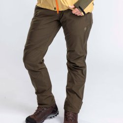 Overtrksbukser; Vind-, vandttte og ndbare. Dame grn | Abisko Telluz Pinewood