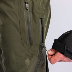 Outdoor bukser herre grnne vind og vandttte ndbare | Abisko Telluz Pinewood