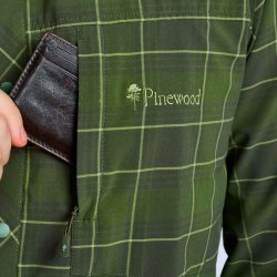 Outdoor skjorte dame korte rmer. Mosgrn | Abisko Trekking Pinewood