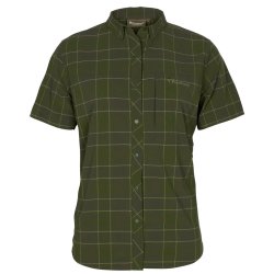 Outdoor skjorte dame korte rmer. Mosgrn | Abisko Trekking Pinewood