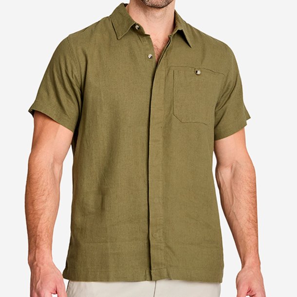 H�r-skjorte til m�nd. Kort�rmet, gr�n | Falcon Tuxer