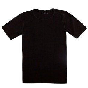 Merinould og silke. Outdoor t-shirt, herre. Sort | Kenn Johansen JOHA
