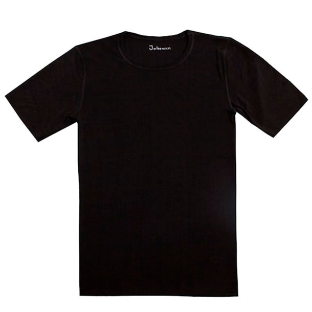 Merinould og silke. Outdoor t-shirt, herre. Sort | Kenn Johansen JOHA