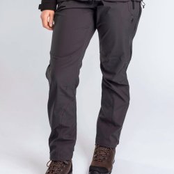 Outdoor bukser dame gr vind og vandttte ndbare | Abisko Telluz Pinewood