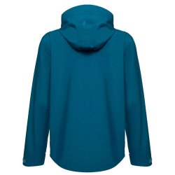 Outdoor jakke herre azurbl vind og vandtt ndbar | Abisko Telluz Pinewood