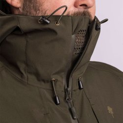 Outdoor jakke herre grn vind &amp; vandtt ndbar | Abisko Telluz Pinewood
