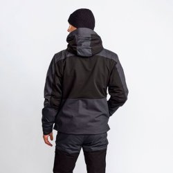 Outdoor jakke herre sort / gr vandtt | Finnveden Hybrid Extreme Pinewood