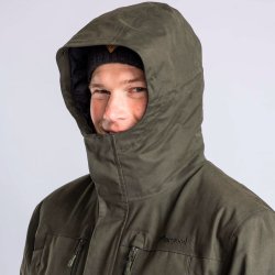 Vinterjakke herre grn | Padded Winther Parka Pinewood