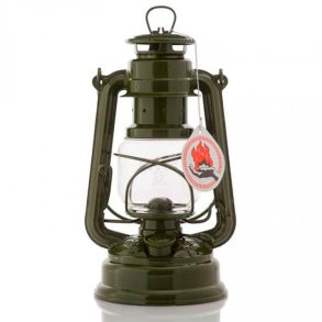 Petroleumslampe flagermuslampe grn | Hurricane Feuerhand