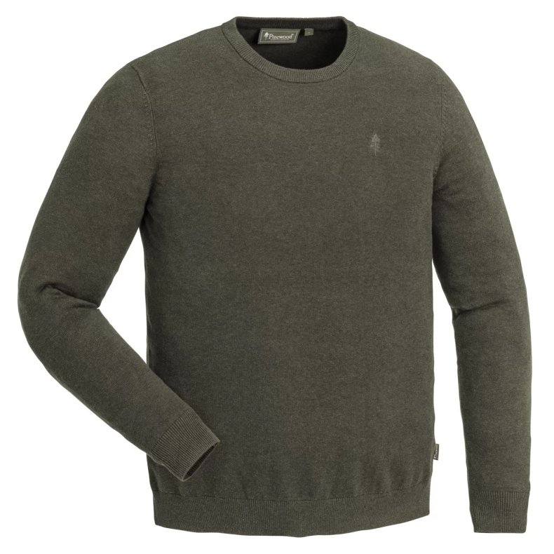 Vrnamo Crewneck Knitted sweater - trje til mnd