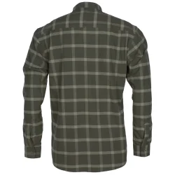 Skjorte herre grn flannel | Vrnamo Pinewood