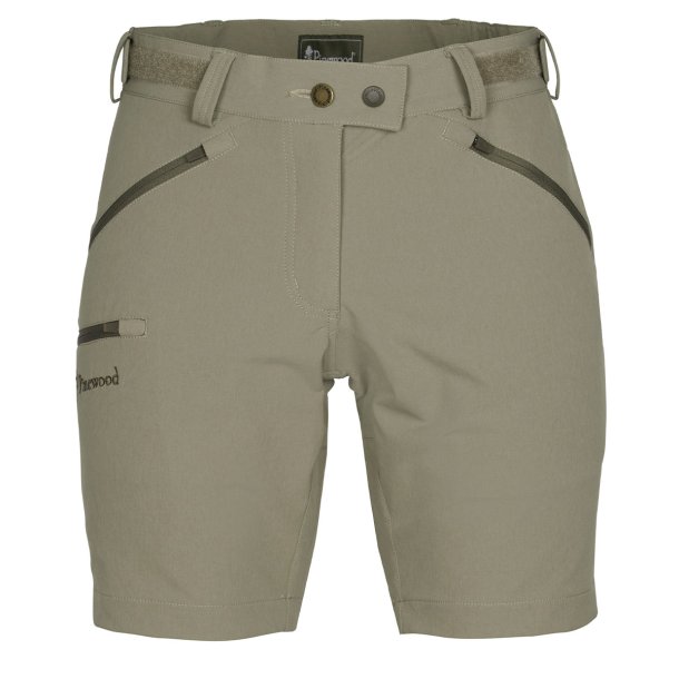 Outdoor shorts dame lysebrune | Abisko Pinewood