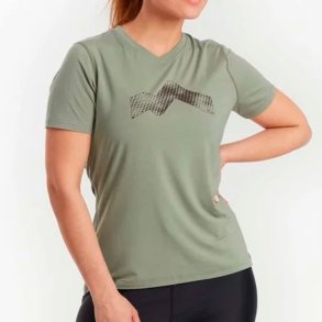 T-shirt dame Sea spray / lysegrn bambus | Carly Tuxer