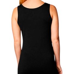 Uldundertrje dame sort 100% merinould | Woolbyelle