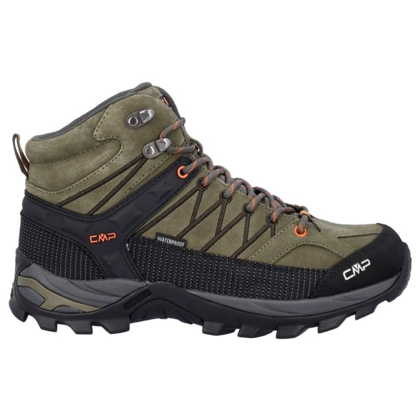  Vandrestvler herre Olive-Flame vandafvisende | Rigel Mid CMP