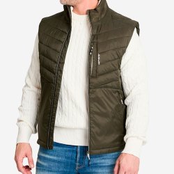 Vest med fiberfyld. Herre gr�n | Patric Waistcoat Tuxer
