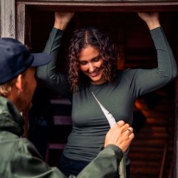 Merino baselayer dame langrmet grn | Superino Lyng Superstainable