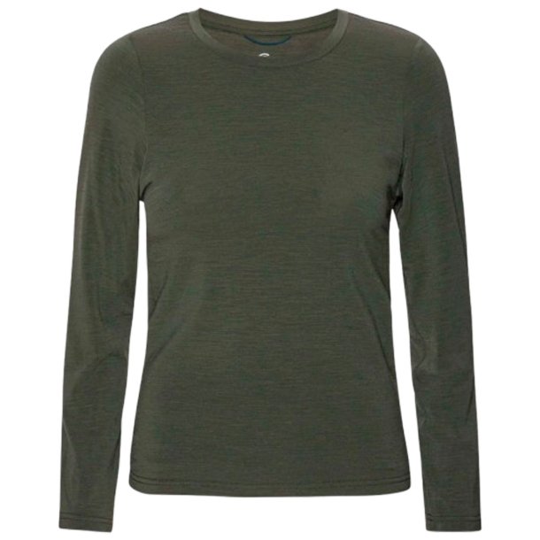 Merino baselayer dame langrmet grn | Superino Lyng Superstainable