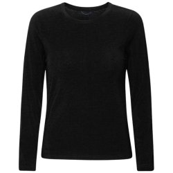 Merino baselayer dame langrmet sort | Superino Lyng Superstainable