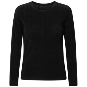 Merino baselayer dame langrmet sort | Superino Lyng Superstainable