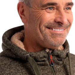 Outdoor fleecejakke med teddy-for. Gr�n | Tableypipe Trespass