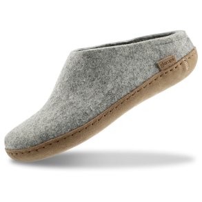 Futsko t�fler gr� uld skinds�l | Glerups