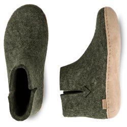 Futsko st�vler gr�nne uld skinds�l | Glerups